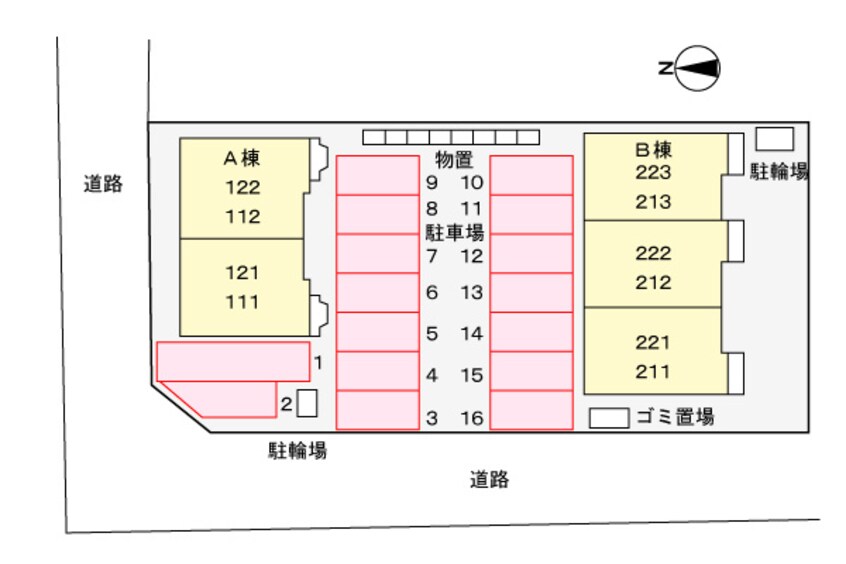 駐車場 奥羽本線・山形線/さくらんぼ東根駅 徒歩15分 2階 築22年