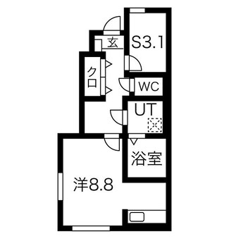 間取図 ラポール久野本