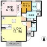 ＬＩＯＮ ＨＥＡＲＴ 1LDKの間取り