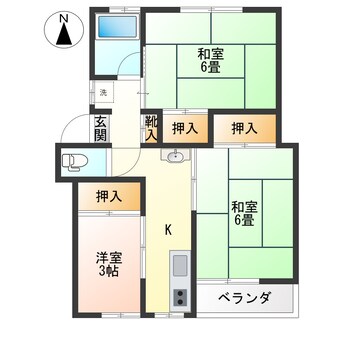 間取図 ファミール加藤