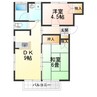 フォレストヴィラ 2DKの間取り