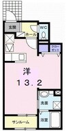 サン・ホワイト久野本 1Rの間取り