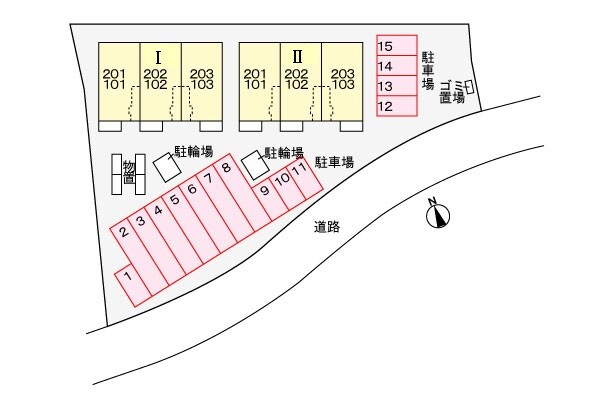駐車場 リヴ・タウン　Ⅰ