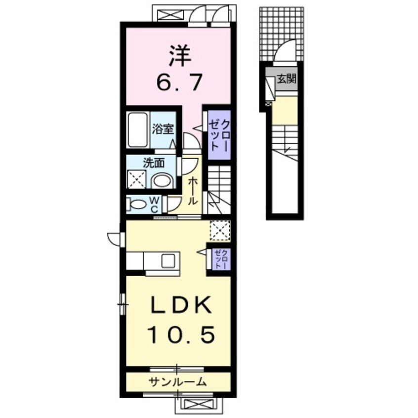 間取図 ルーチェ　Ⅰ