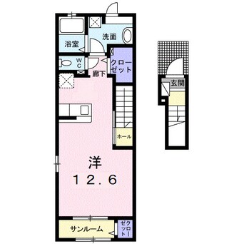 間取図 プリティーリファインド　ビラⅡ