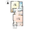 コンテント 1LDKの間取り