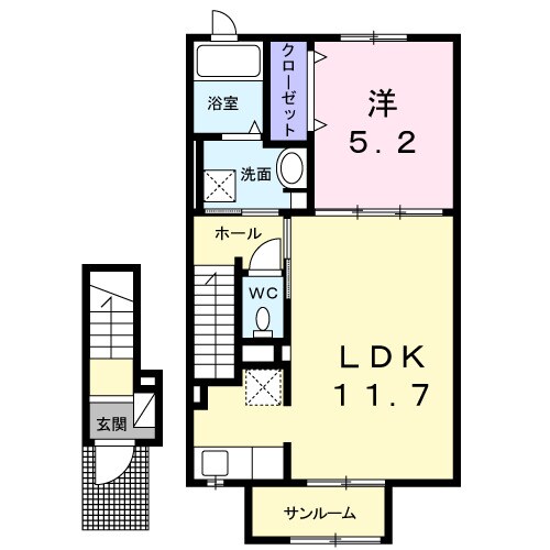 間取り図 ヴィラ　ルミナーレ　Ⅰ