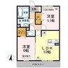 スリー・スター Ⅴ号館 Ａ 2LDKの間取り