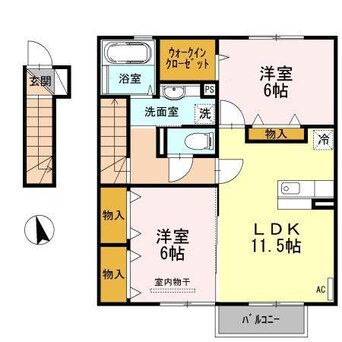 間取図 リール・ロージェ Ｃ