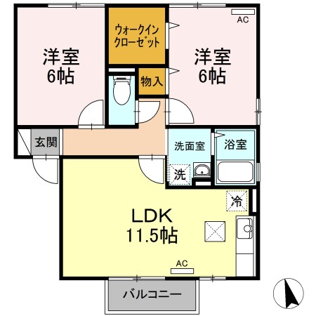 間取り図 サンパティック Ａ