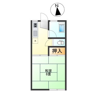 間取図 アルモ小白川