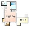 ｙ’ｓ東原 1Rの間取り