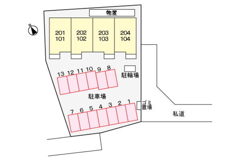 駐車場 アンジュ　グラース