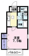 ベルーナ　Ⅰ 1Kの間取り