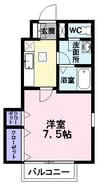 ベルーナ　Ⅰ 1Kの間取り