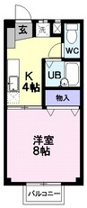 奥羽本線・山形線/さくらんぼ東根駅 徒歩13分 1階 築23年 1Kの間取り