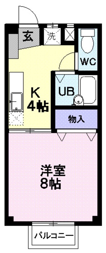 間取図 奥羽本線・山形線/さくらんぼ東根駅 徒歩13分 1階 築23年