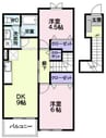 エクセレントヴィラ　Ｂ 2DKの間取り