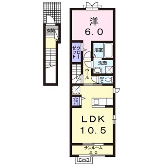 間取図 ベラ・ルーチェ