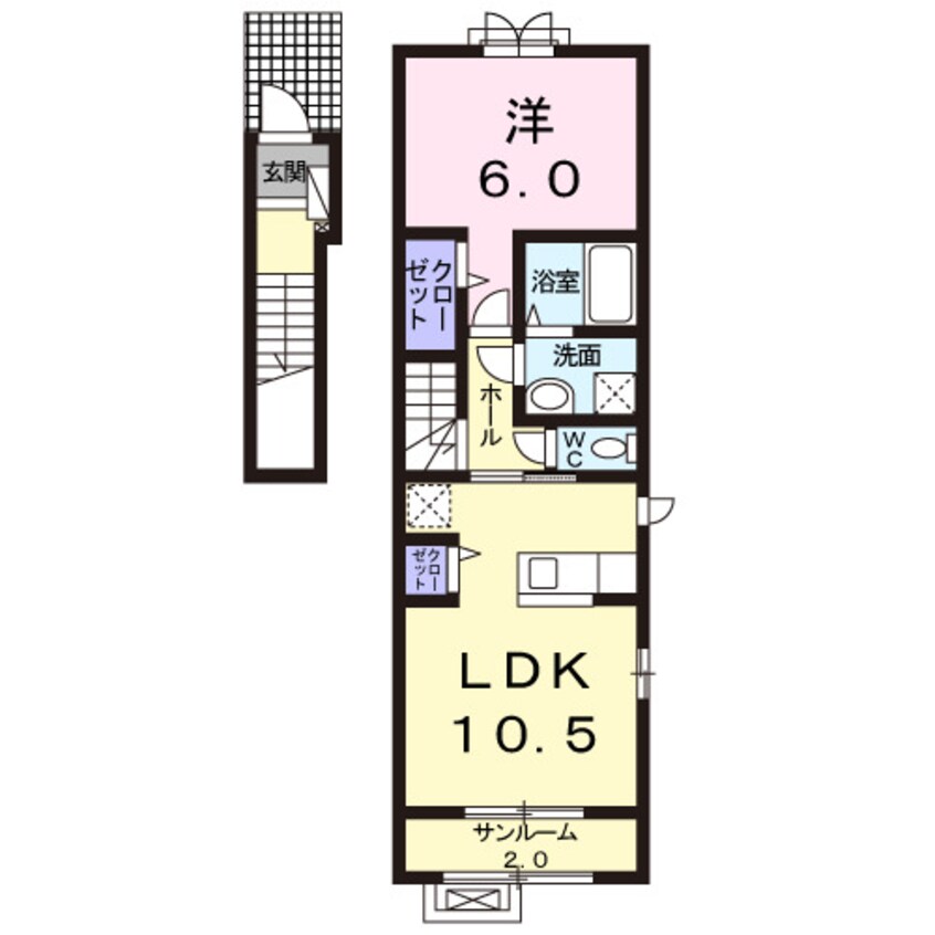 間取図 ベラ・ルーチェ