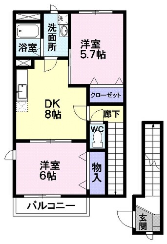 間取図 ソレイユ・ルヴァン