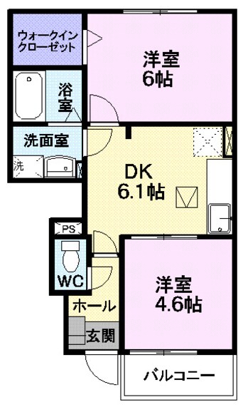 間取図 フィオーレ　グリーンヒル