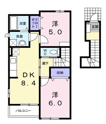 間取図 アンソレイエ