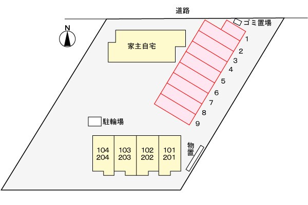 駐車場 アンソレイエ