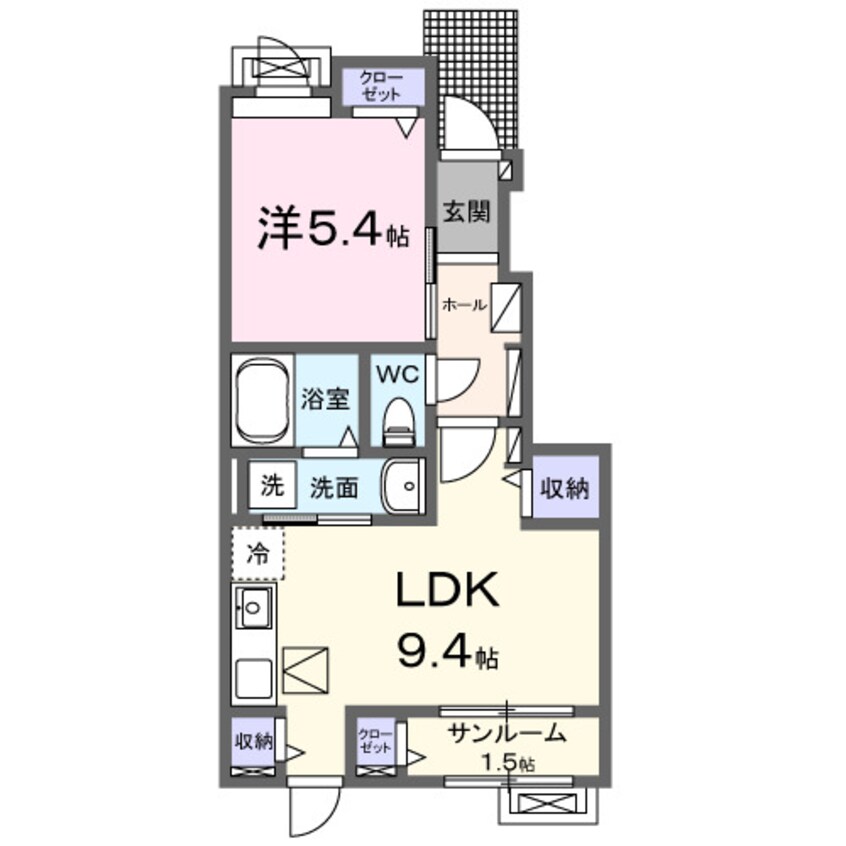 間取図 アンジェリックＩ