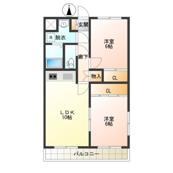 間取図 メゾン・シャルマン