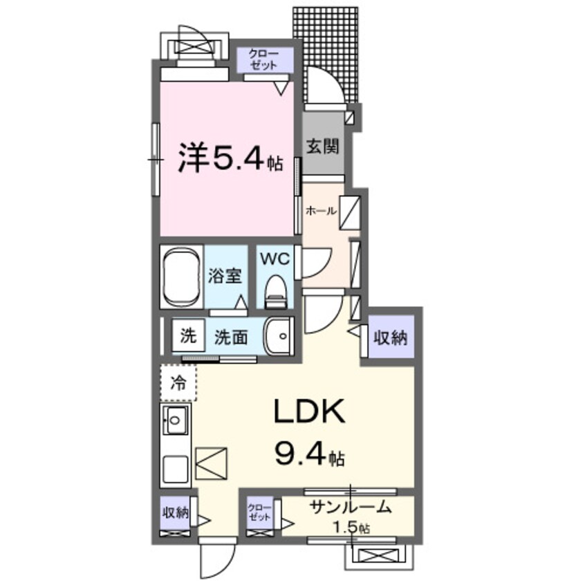 間取図 アンジェリックＩ