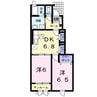 メゾン　コーラク 2DKの間取り