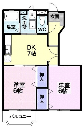 間取図 アーバンフォレストⅤ