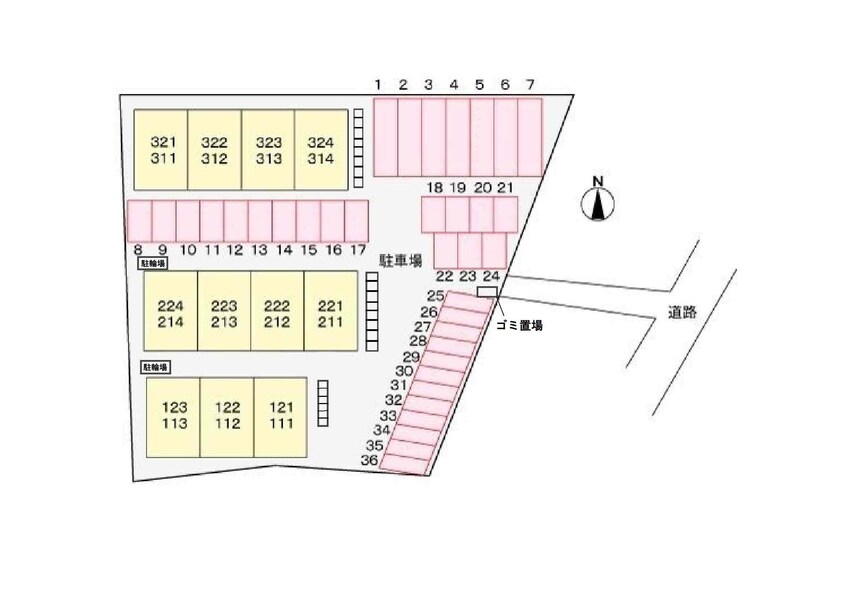 駐車場 奥羽本線・山形線/神町駅 徒歩10分 1階 築22年