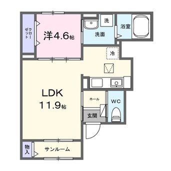 間取図 サンホワイト駅西