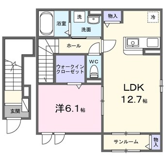 間取図 サンホワイト駅西