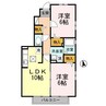 メゾン・ボヌール 2LDKの間取り
