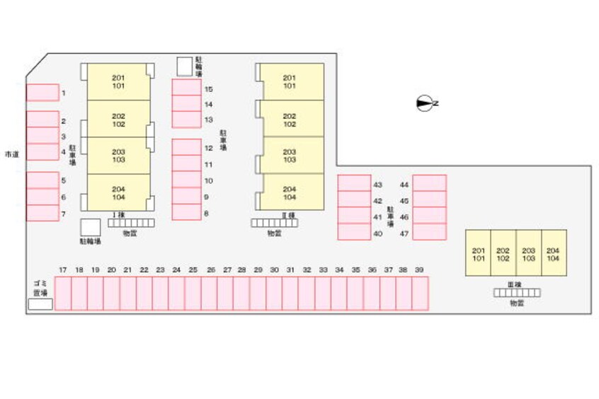 駐車場 カトルセゾンⅢ