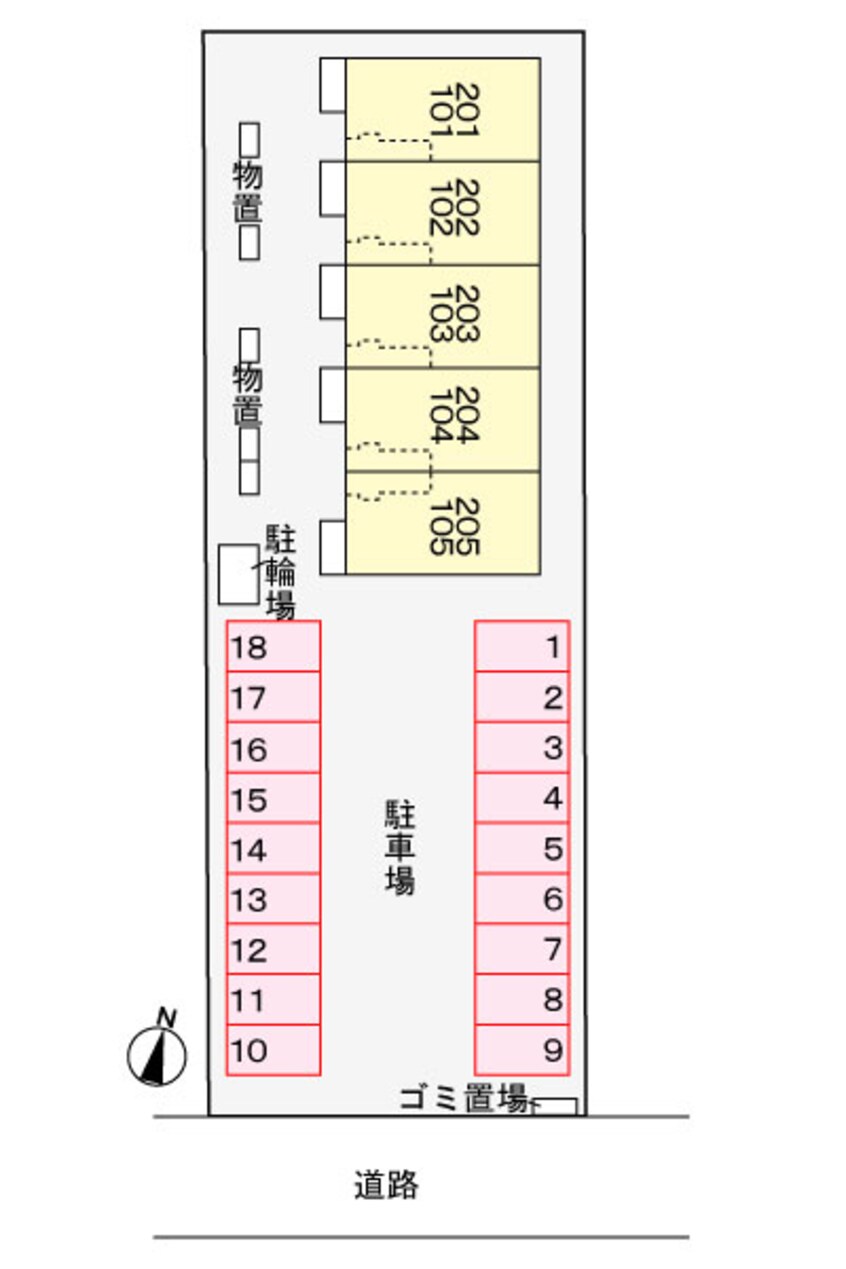 駐車場 ミルローズ