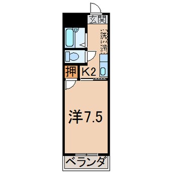 間取図 メゾン蔵王