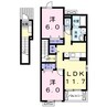 カルチェ・ド・モエ　Ｓ 2LDKの間取り