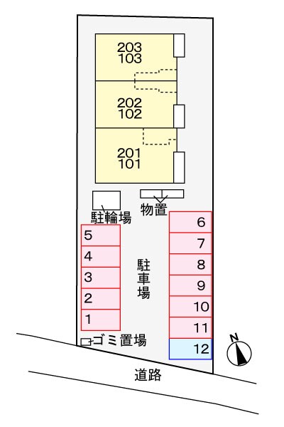 駐車場 セレナーデ