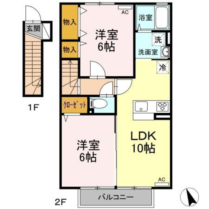 間取図 レーブフレシール