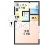 コーポラスSAKAI 1Kの間取り