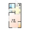 高陽館 1Kの間取り