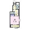 シャルマン北町　弐番館 1Kの間取り