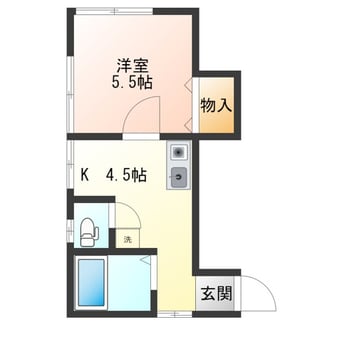 間取図 Chatsworth七日町