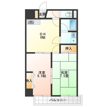 間取図 アシスト山形マンションⅡ