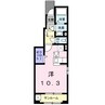 ベルカーサ 1Rの間取り