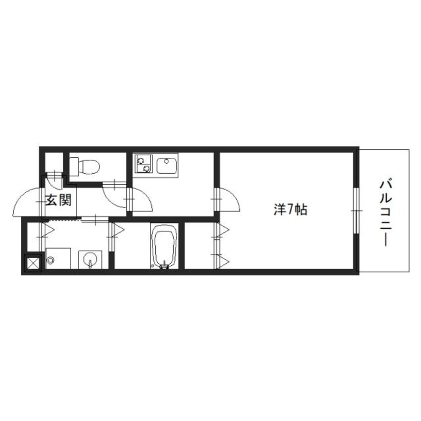 間取図 ネオクオーツ神屋壱番館